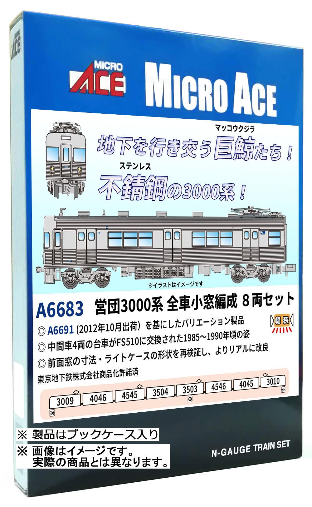 Amazon | マイクロエース (MICRO ACE) Nゲージ 営団3000系 全車小窓
